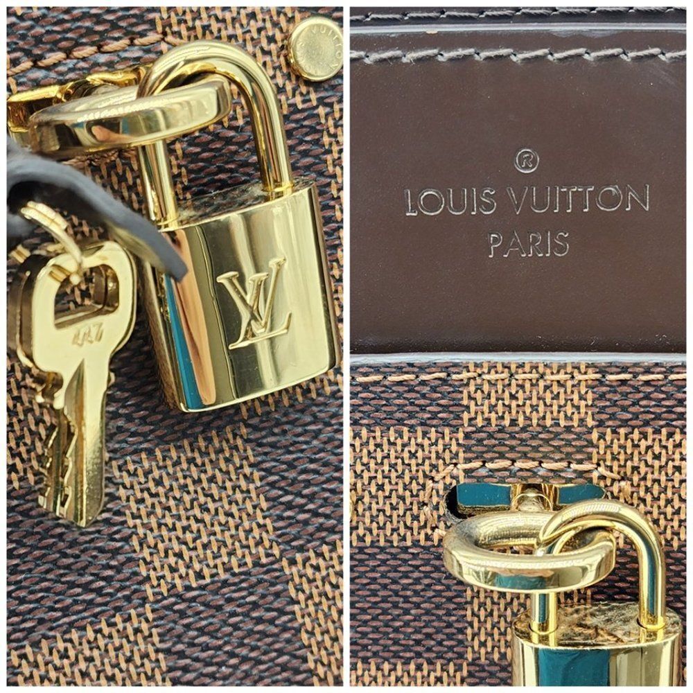 Louis Vuitton Rivoli MM Damier Ebene Satchel | Like New Condition - Picture 7 of 8